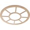 Ekena Millwork Grace Wood Fretwork Pierced Ceiling Medallion, Alder, 32"OD x 11 5/8"ID x 3/8"T CMWP32X0375GRAL - alternate 2